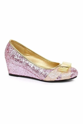 018-PRINCESS Costume Sandal | Pink Glitter