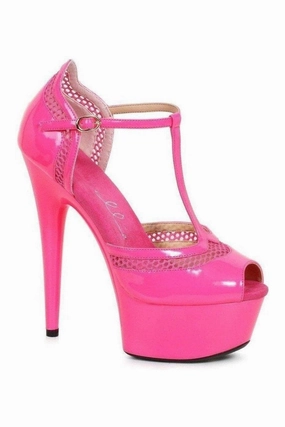609-HAILEY Platform Pump  | Fuchsia Patent