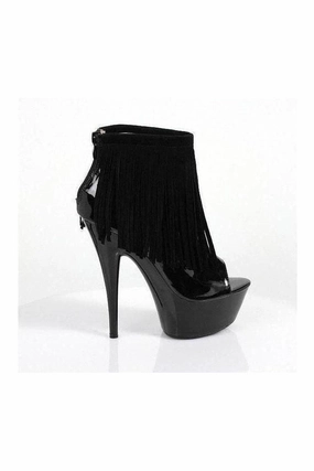 609-SONOMA Platform Sandal  | Black Velvet