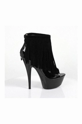 609-SONOMA Platform Sandal  | Black Velvet