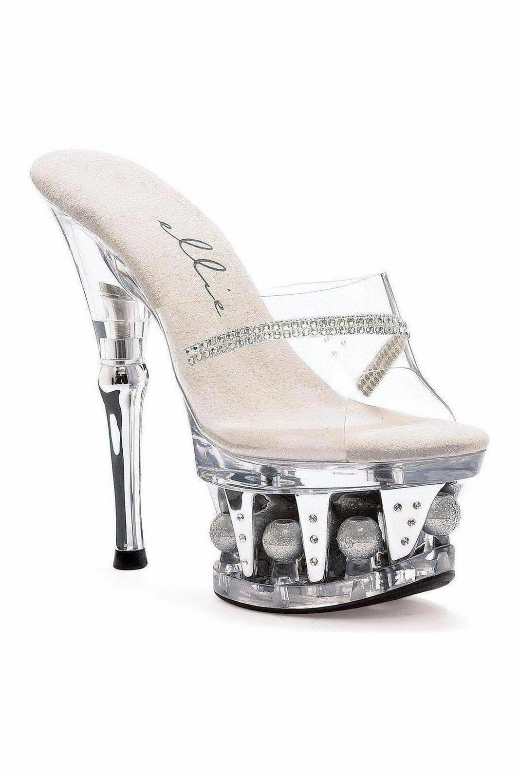 629-JESSE Platform Slide | Clear Vinyl
