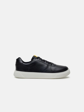 645 Unisex Vegan Corn Leather Sneakers | Black