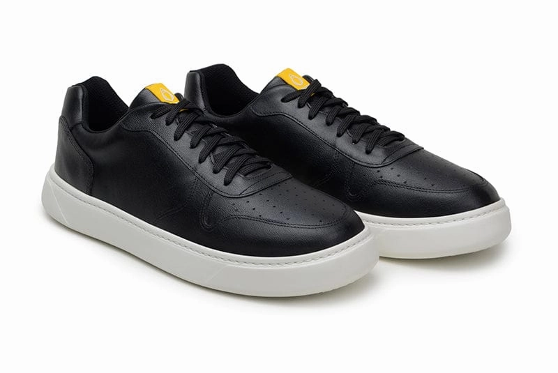 645 Unisex Vegan Corn Leather Sneakers | Black