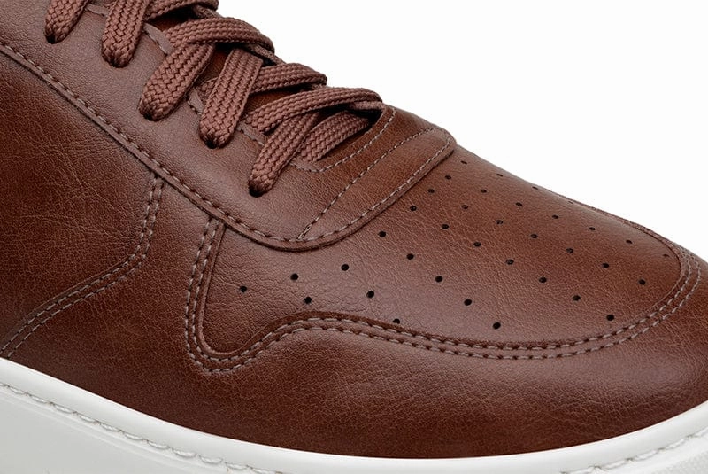 645 Unisex Vegan Leather Sneakers | Brown