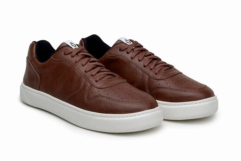 645 Unisex Vegan Leather Sneakers | Brown