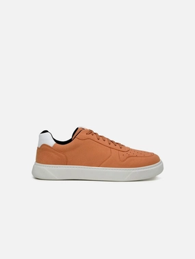 645 Unisex Vegan Leather Sneakers | Orange
