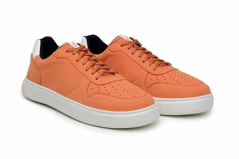 645 Unisex Vegan Leather Sneakers | Orange