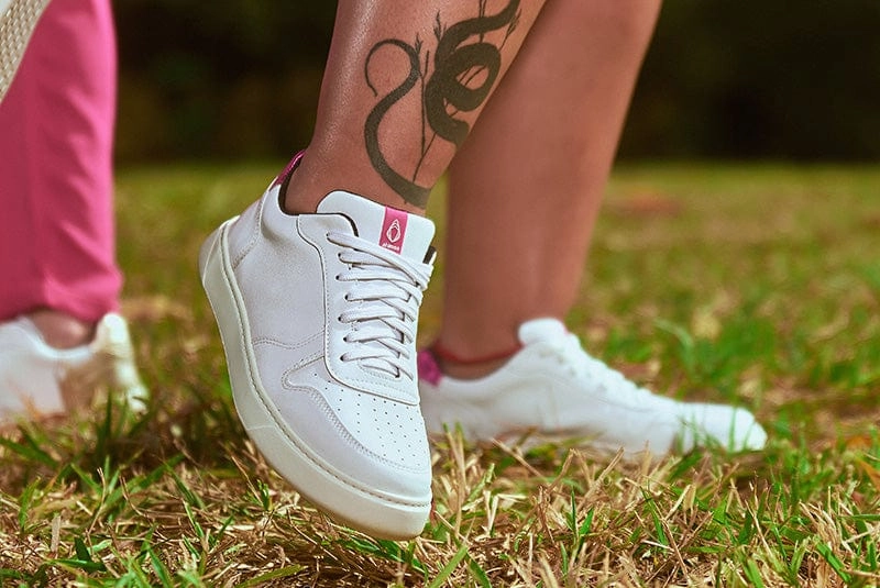 645 Unisex Vegan Leather Sneakers | Quartz Pink