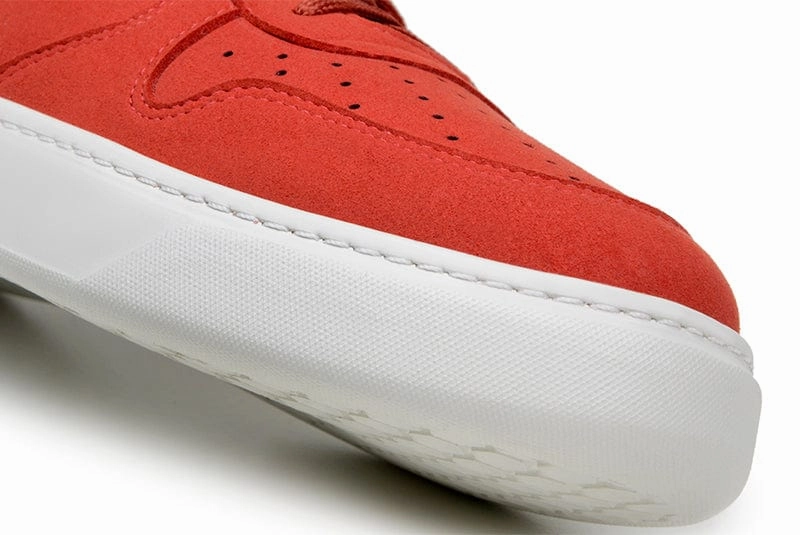 645 Unisex Vegan Leather Sneakers | Red