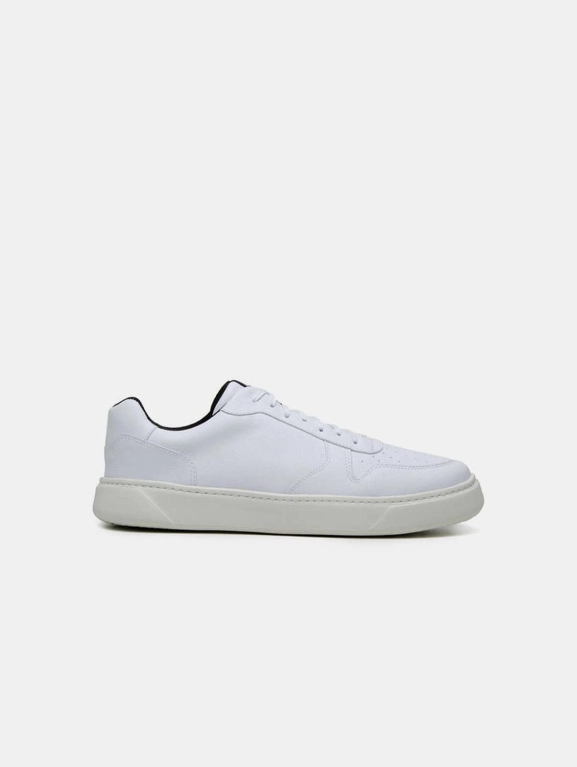 645 Unisex Vegan Leather Sneakers | White