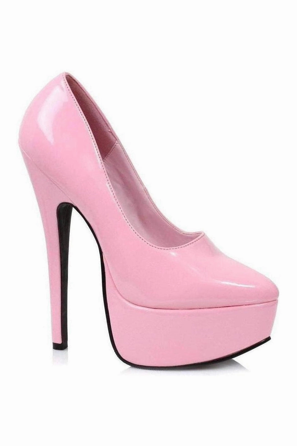 652-PRINCE Platform Pump  | Pink Patent