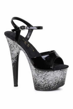 709-CARI Platform Sandal | Clear Vinyl