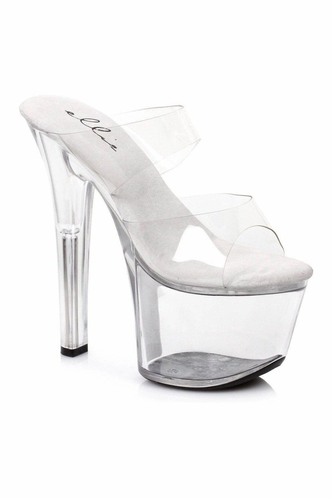 711-COCO Stripper Sandal | Clear Vinyl