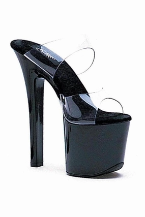 711-COCO Stripper Sandal | Clear Vinyl