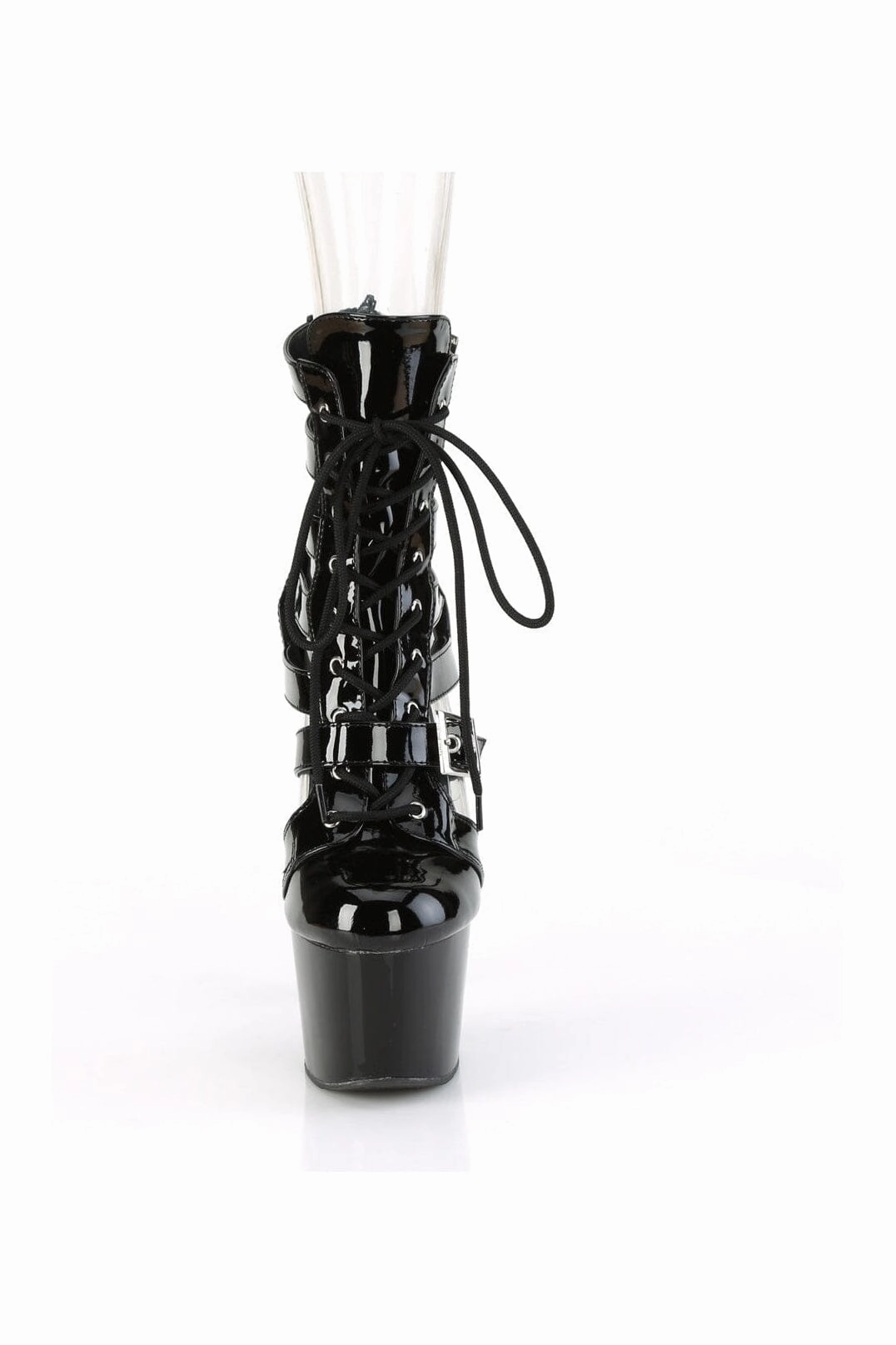 ADORE-1013MST Black Patent Ankle Boot