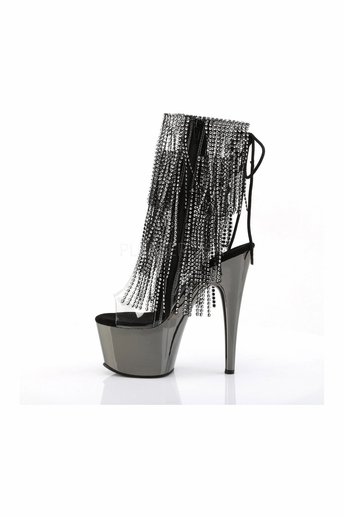 ADORE-1017RSF Platform Boot  | Black Vinyl