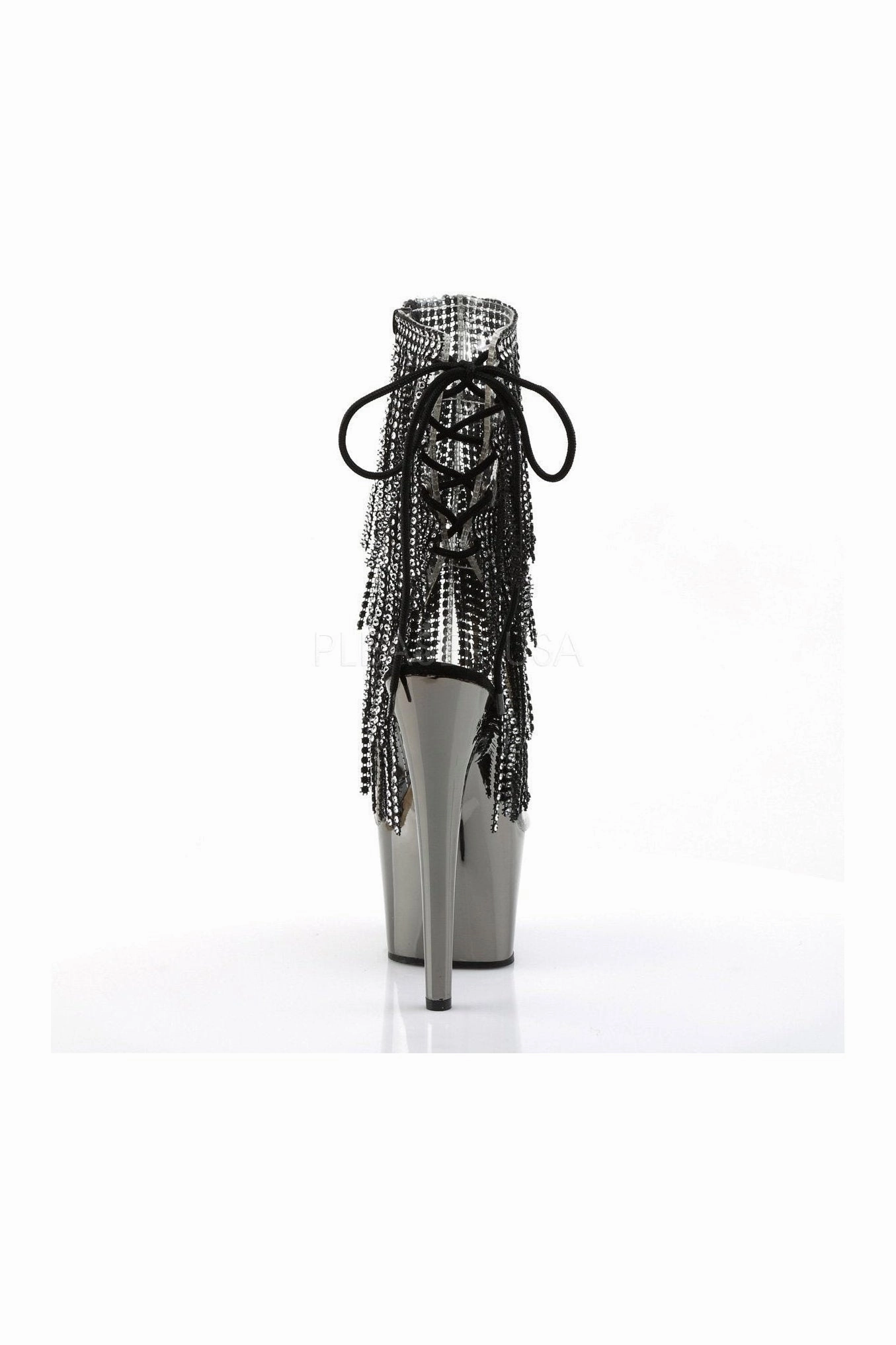 ADORE-1017RSF Platform Boot  | Black Vinyl