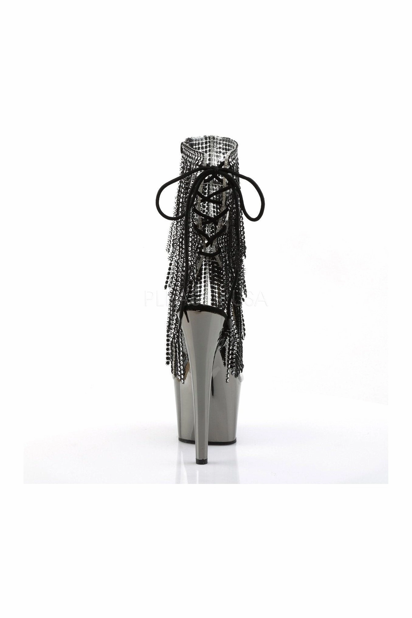 ADORE-1017RSF Platform Boot  | Black Vinyl