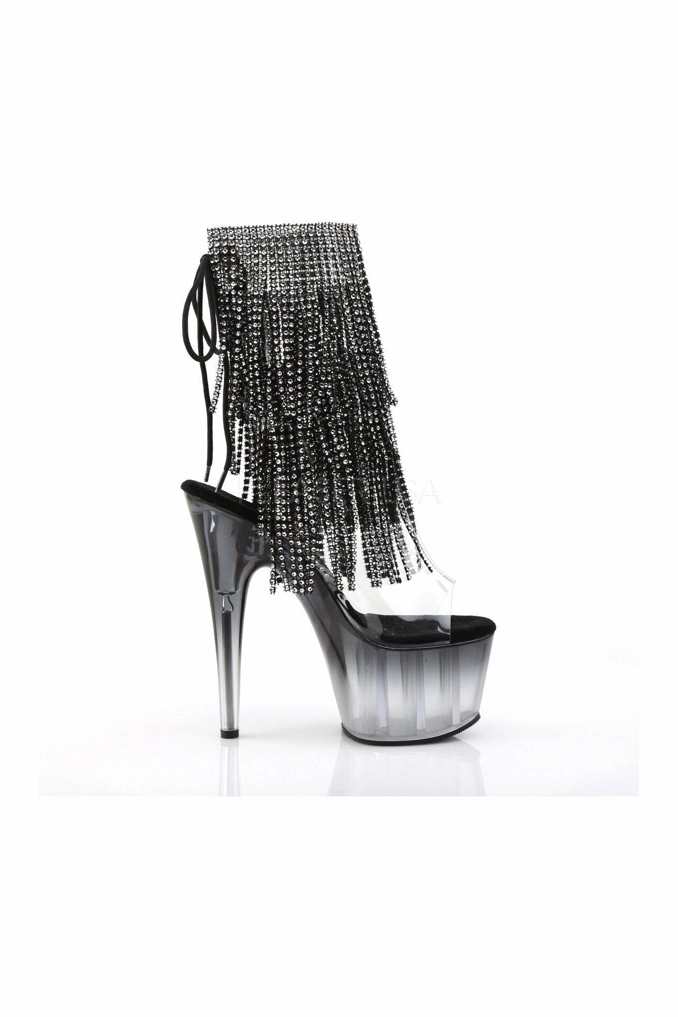 ADORE-1017RSFT Platform Boot  | Black Vinyl