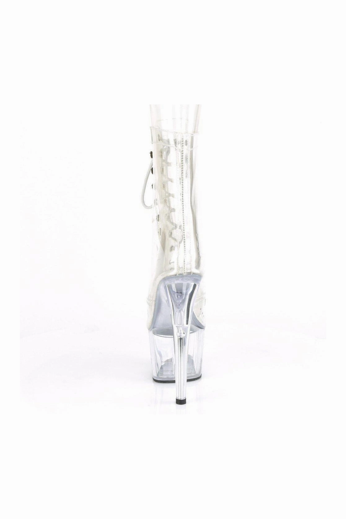ADORE-1020C Ankle Boot | Clear Vinyl