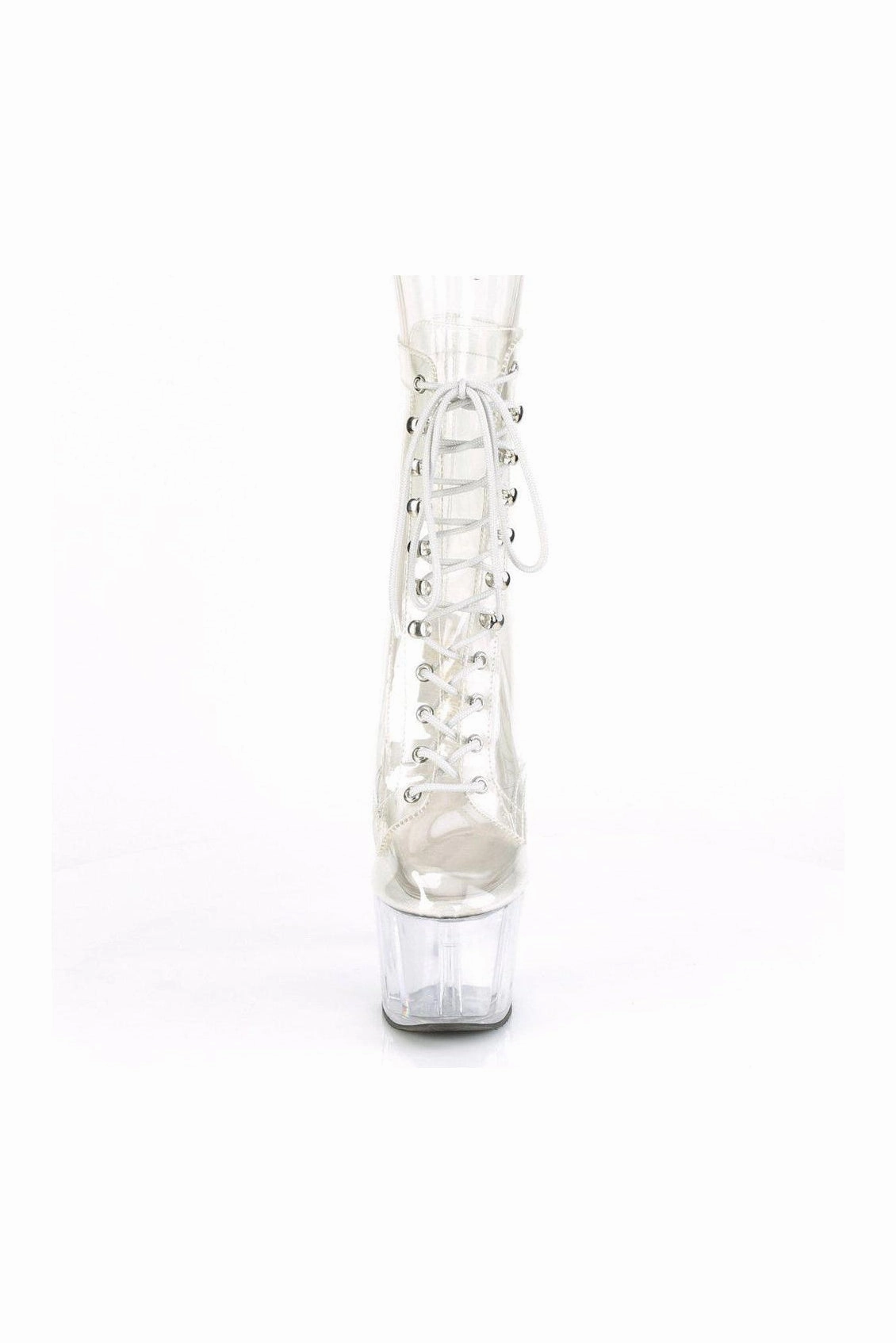 ADORE-1020C Ankle Boot | Clear Vinyl