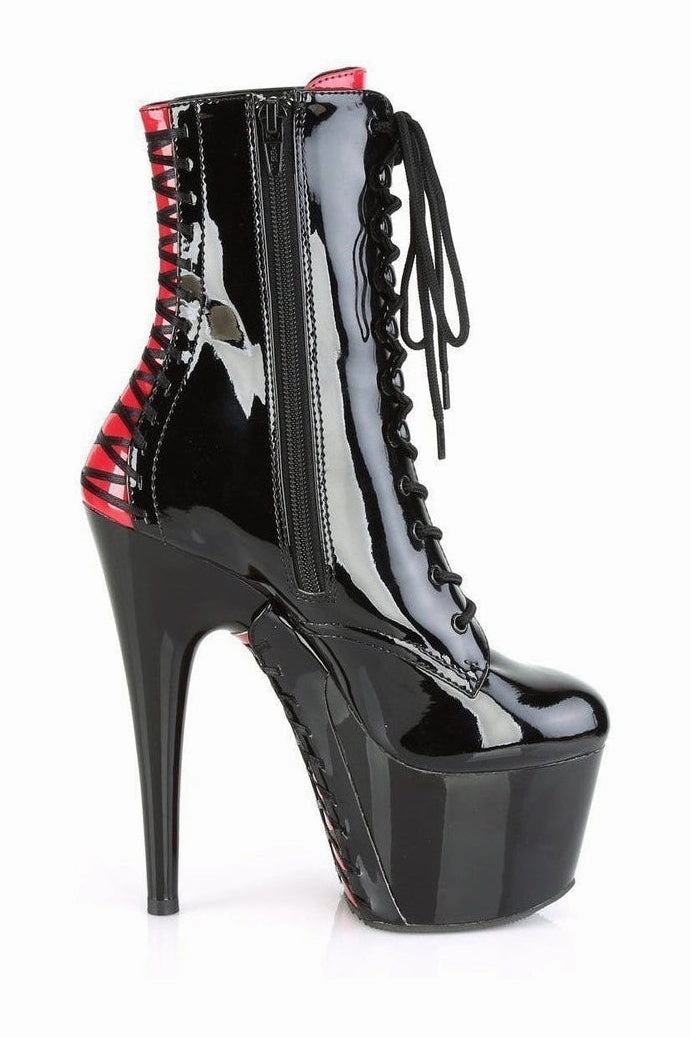 ADORE-1020FH Exotic Boot | Black Patent