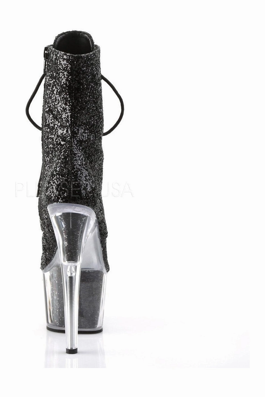 ADORE-1020G Platform Boot  | Black Glitter