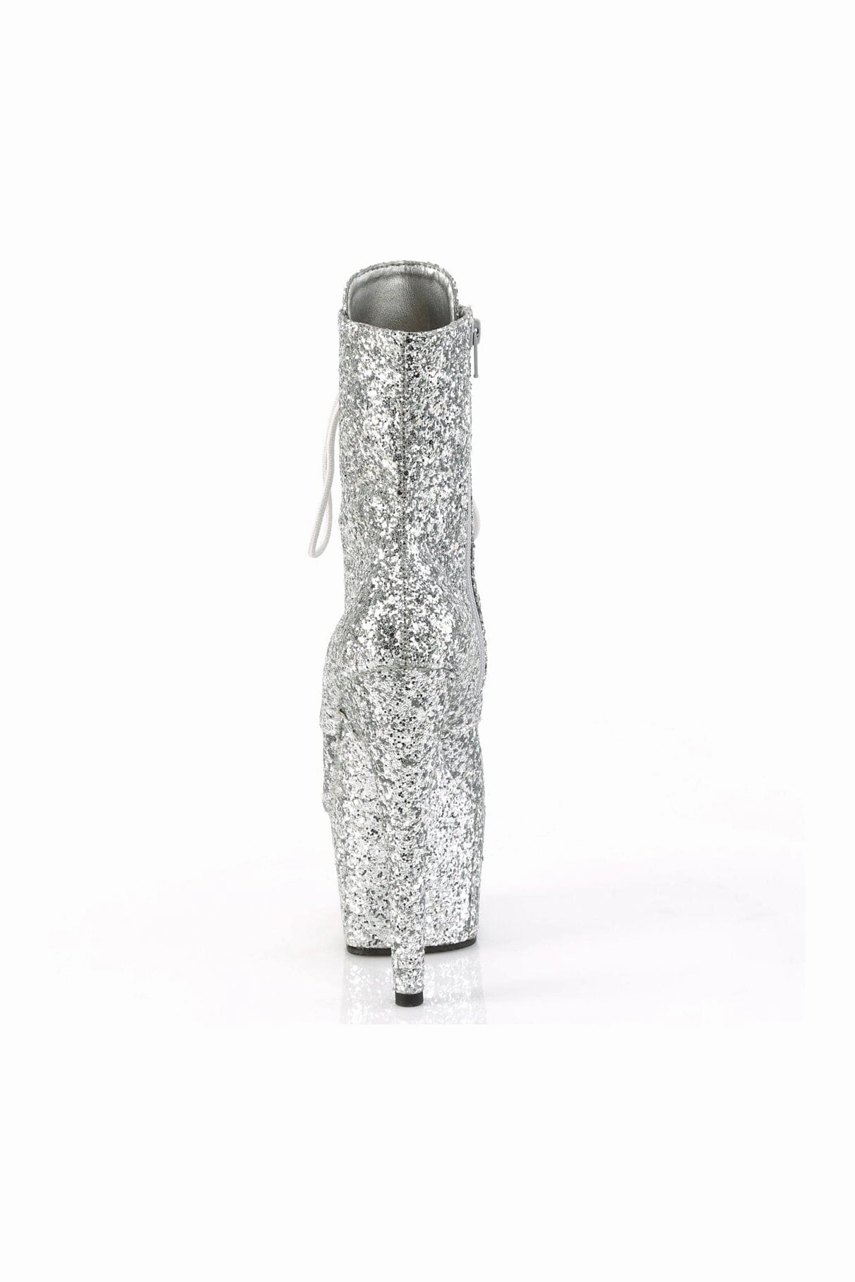 ADORE-1020GWR Silver Glitter Ankle Boot