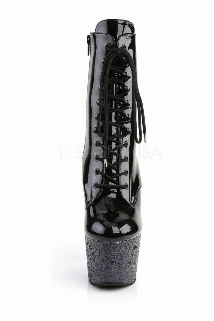 ADORE-1020LG Platform Boot | Black Patent
