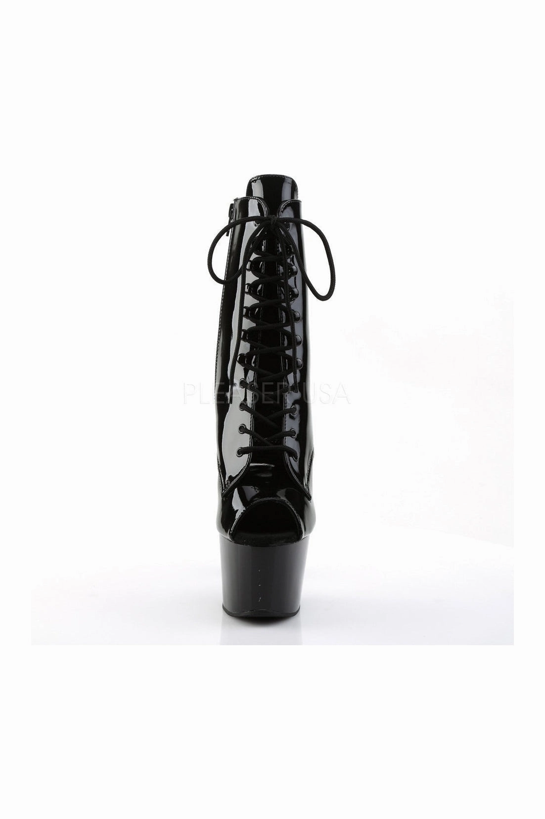 ADORE-1021 Platform Boot  | Black Patent