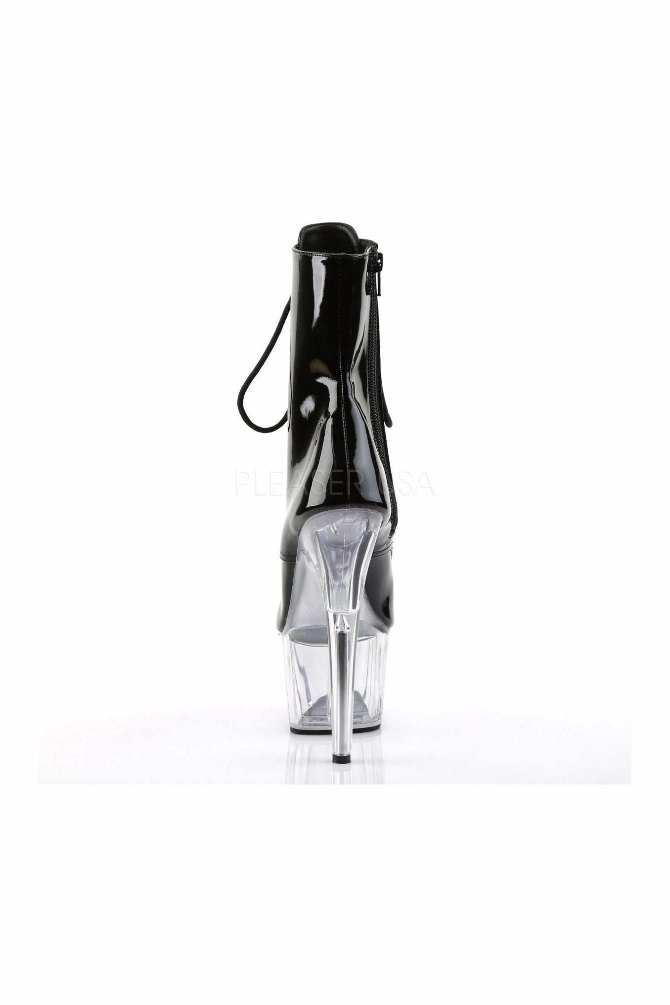 ADORE-1021 Platform Boot  | Black Patent