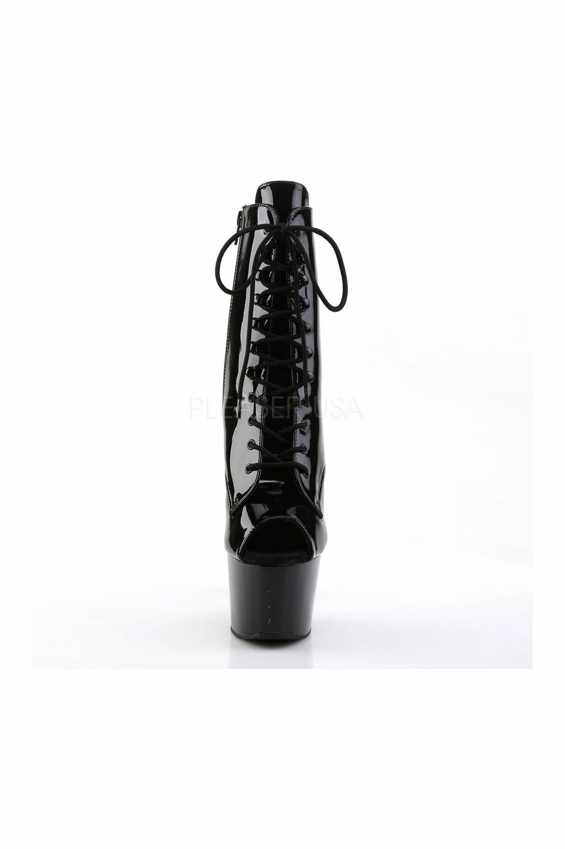 ADORE-1021 Platform Boot  | Black Patent