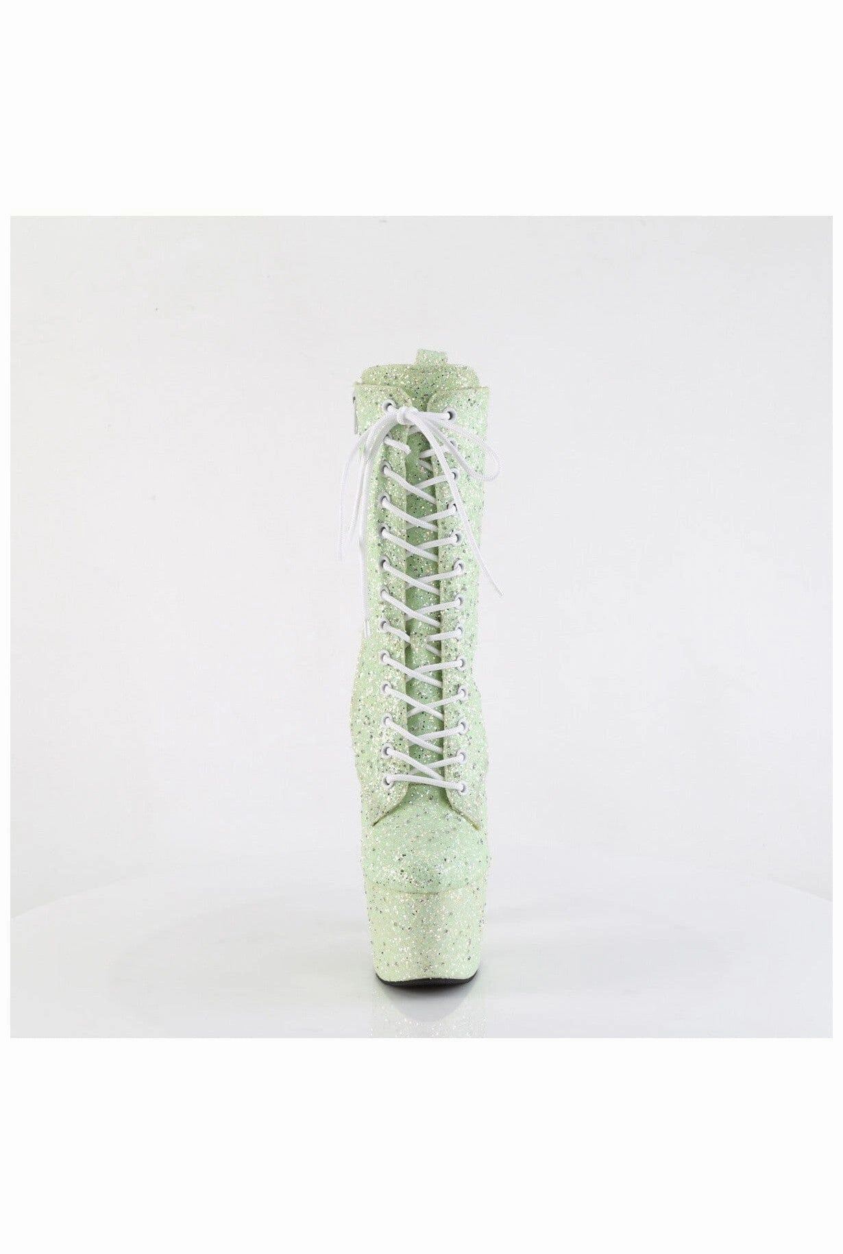ADORE-1040GR Green Glitter Ankle Boot