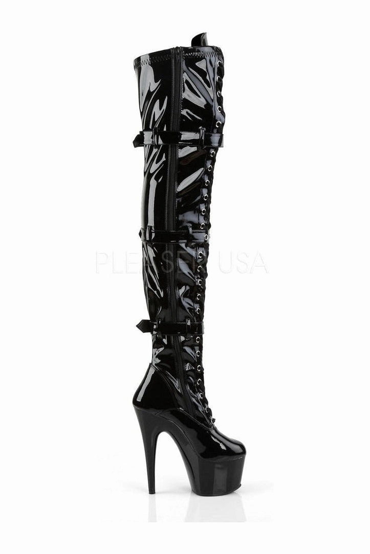 ADORE-3028 Platform Boot  | Black Patent