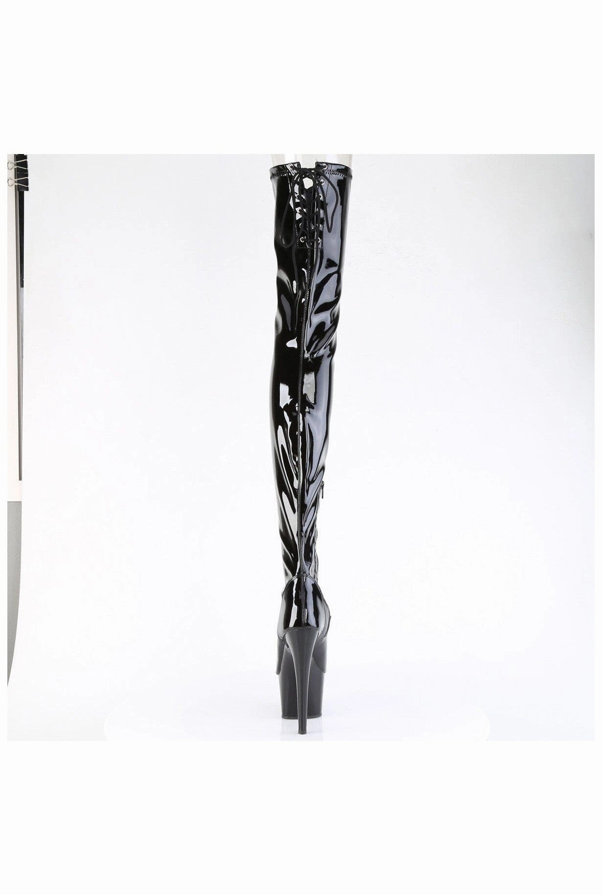 ADORE-4011 Black Patent Thigh Boot