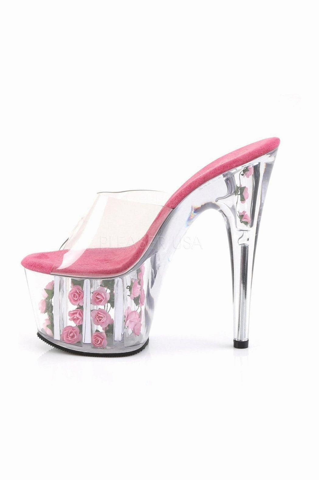 ADORE-701FL Platform Slide  | Clear Vinyl