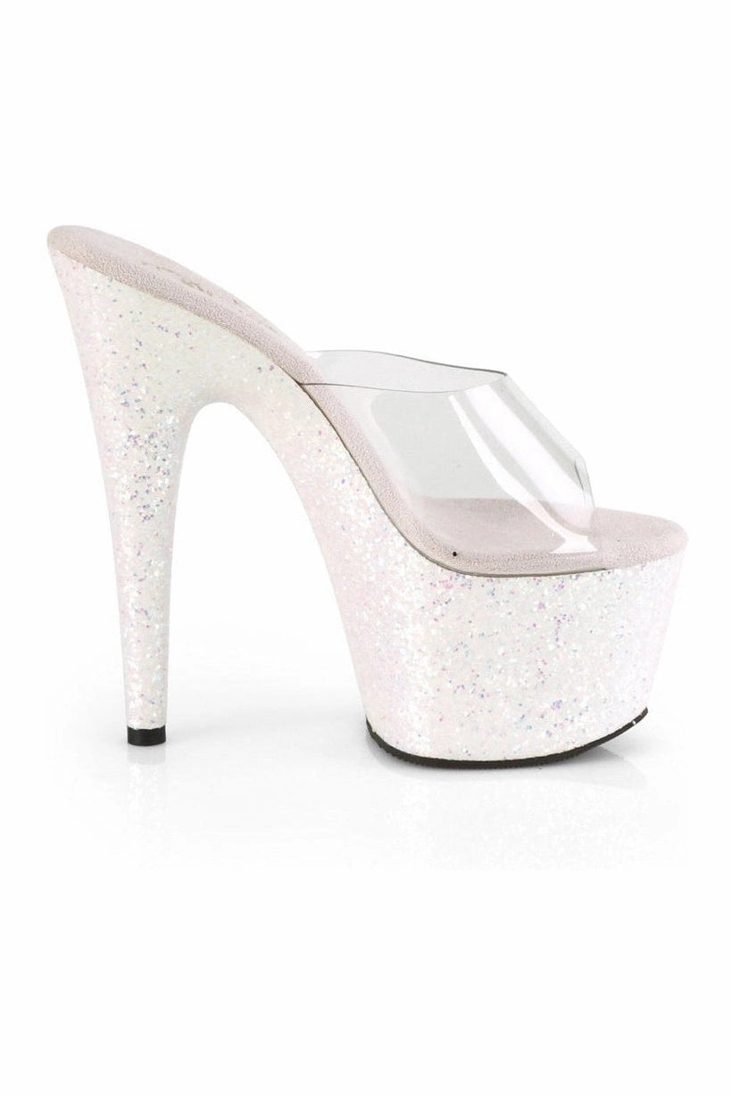 ADORE-701LG Exotic Slide | Clear Vinyl