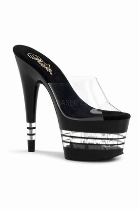 ADORE-701LN Platform Slide  | Black Vinyl