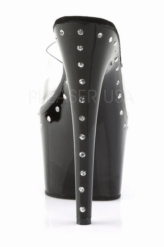 ADORE-701LS Platform Slide  | Black Vinyl