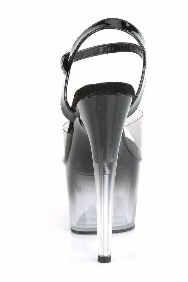 ADORE-708T-2 Sandal | Black Vinyl