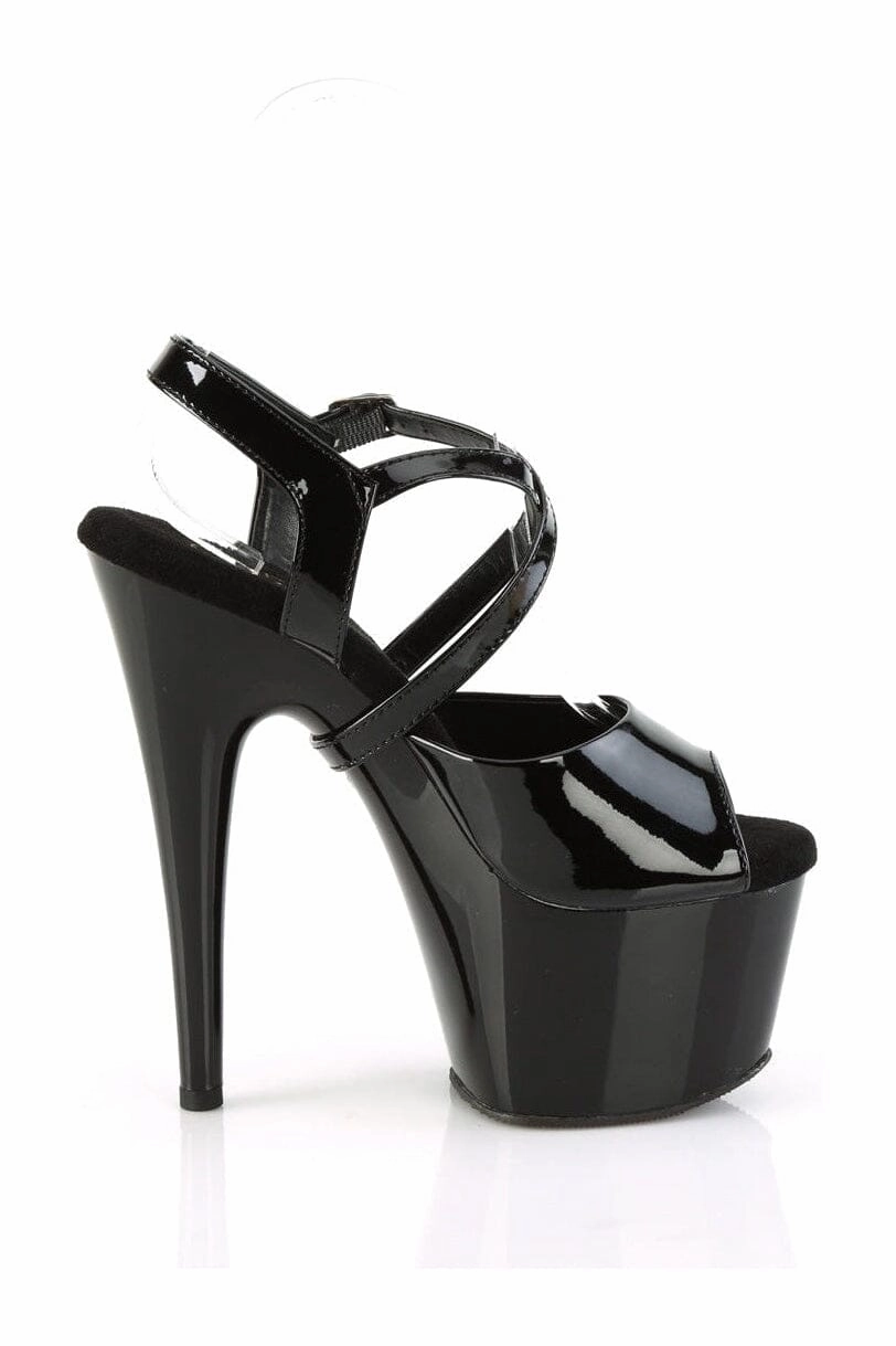 ADORE-724 Black Patent Sandal