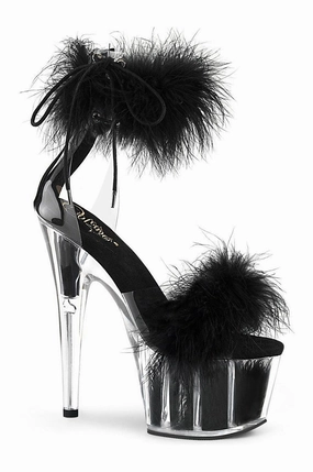 ADORE-724F Exotic Sandal | Clear Vinyl