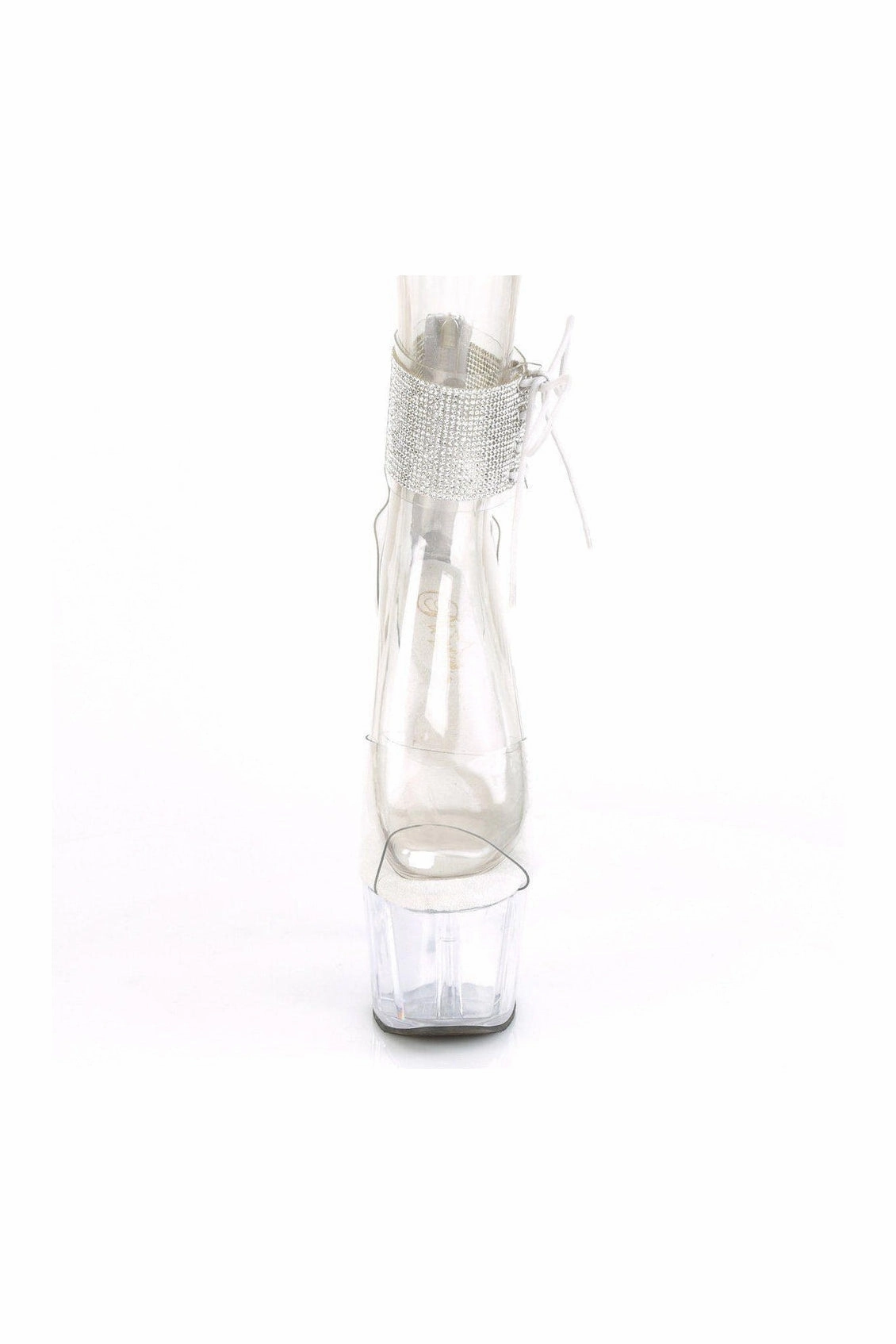 ADORE-724RS Exotic Sandal | Clear Vinyl