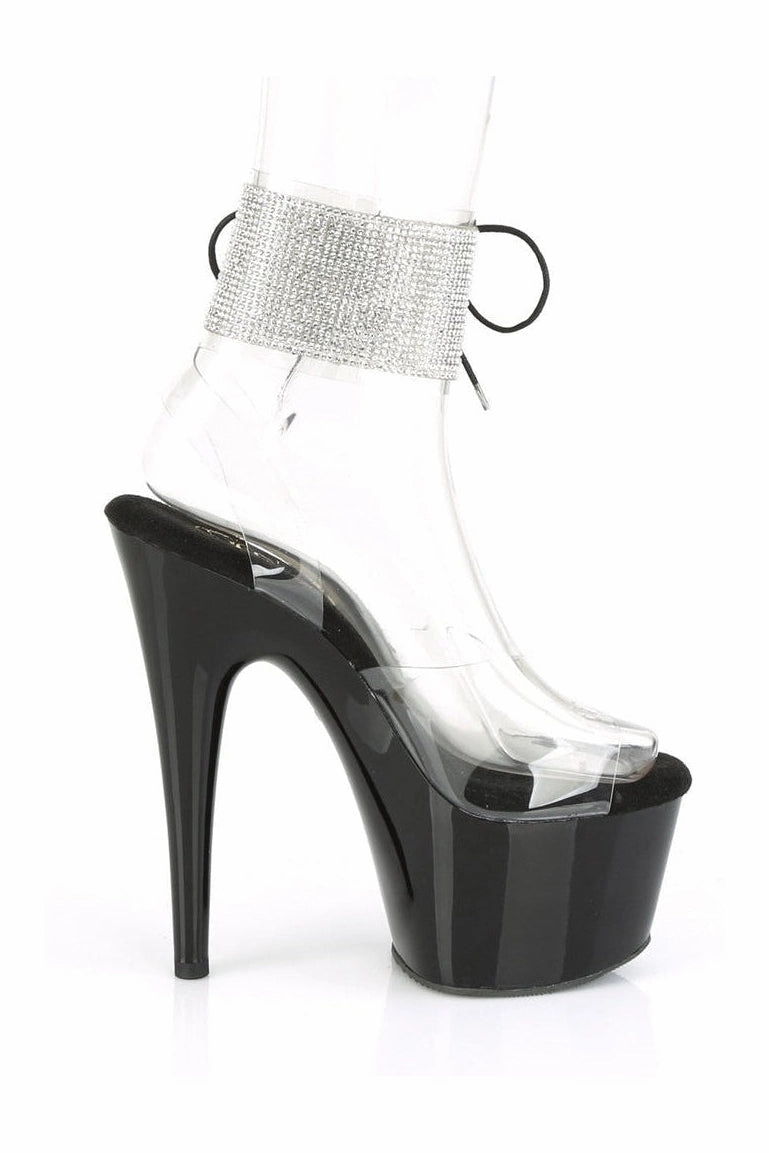 ADORE-791-2RS Exotic Sandal | Clear Vinyl