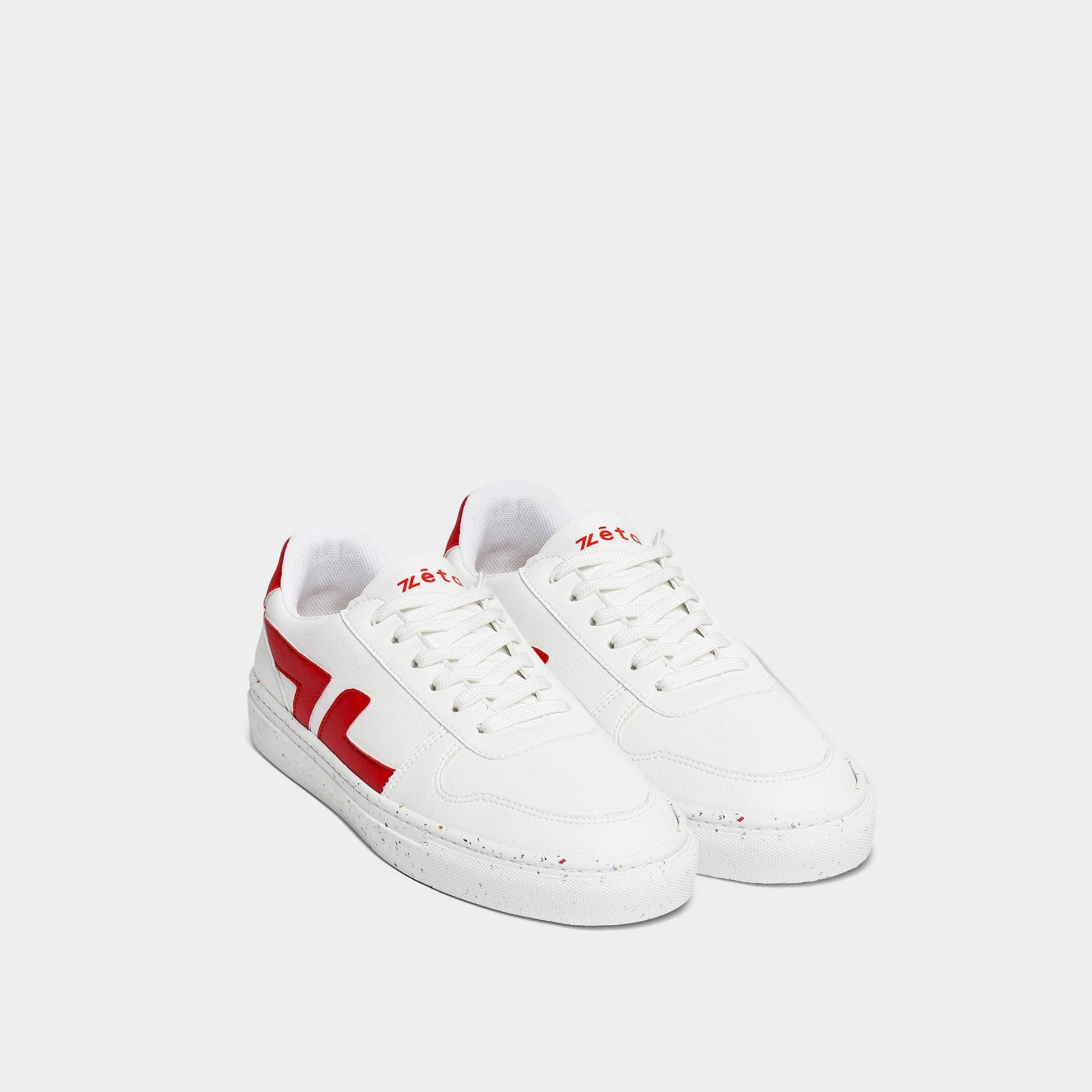 Alpha Unisex Grape Leather Vegan Sneakers | Red