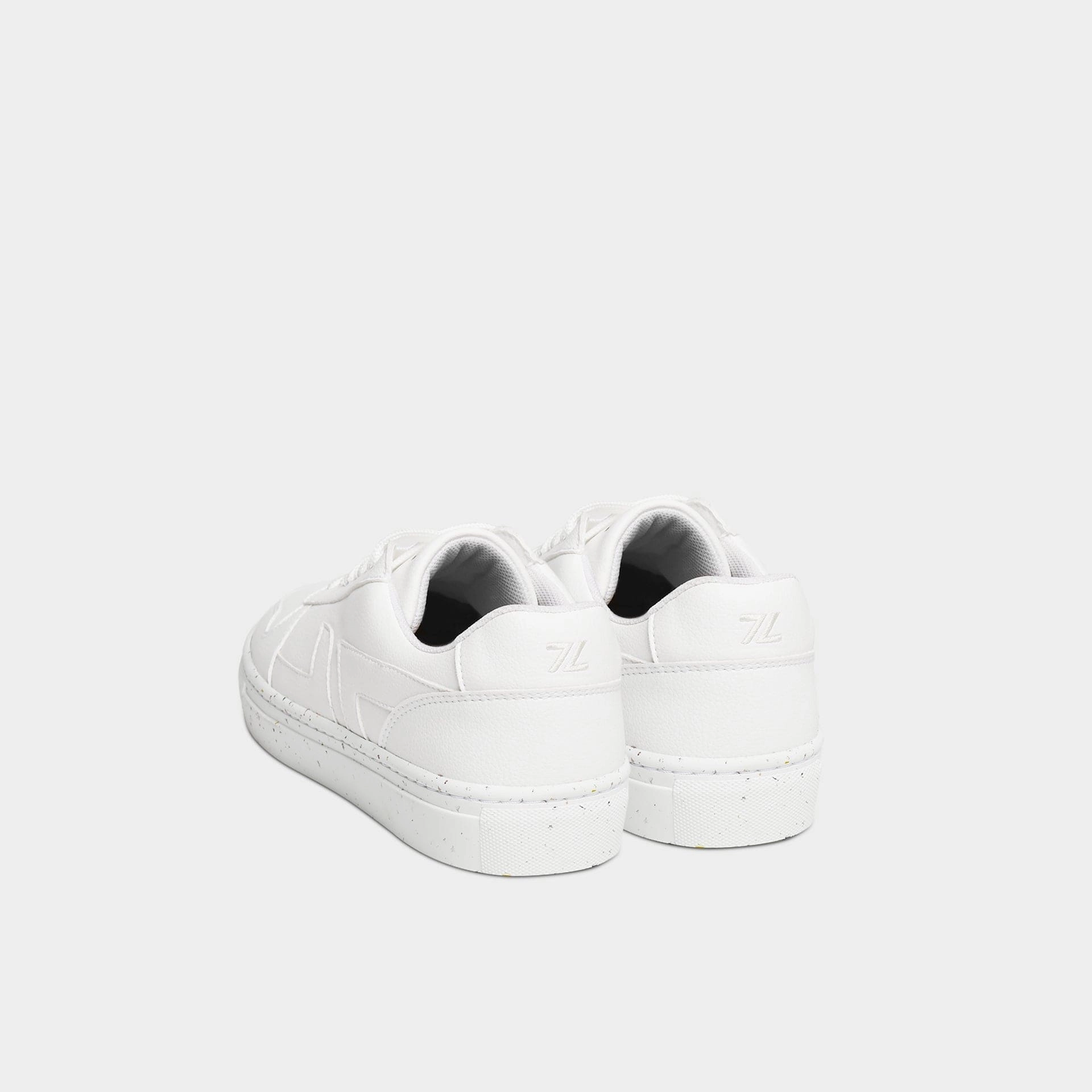 Alpha Unisex Grape Leather Vegan Sneakers | White