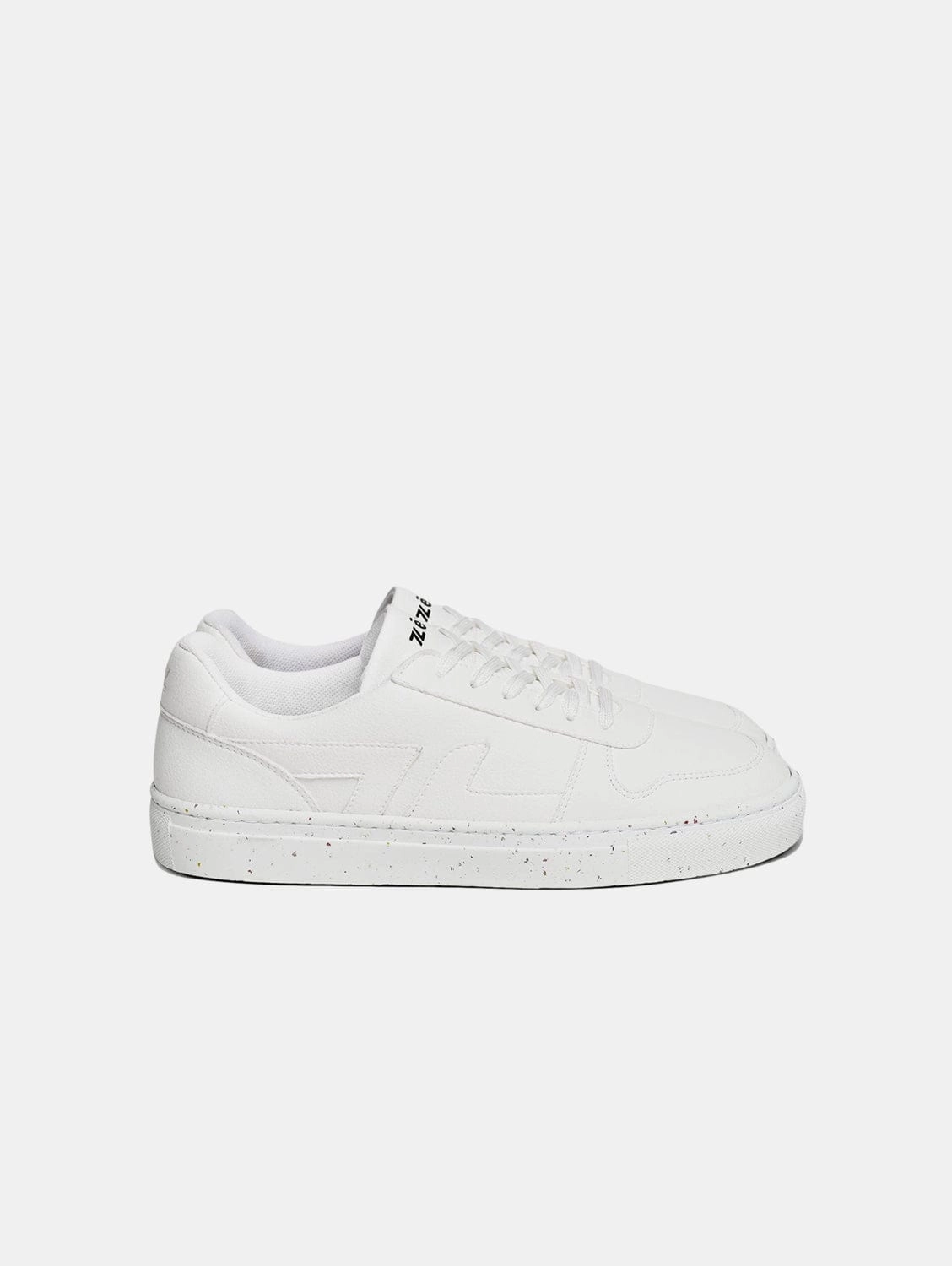 Alpha Unisex Grape Leather Vegan Sneakers | White