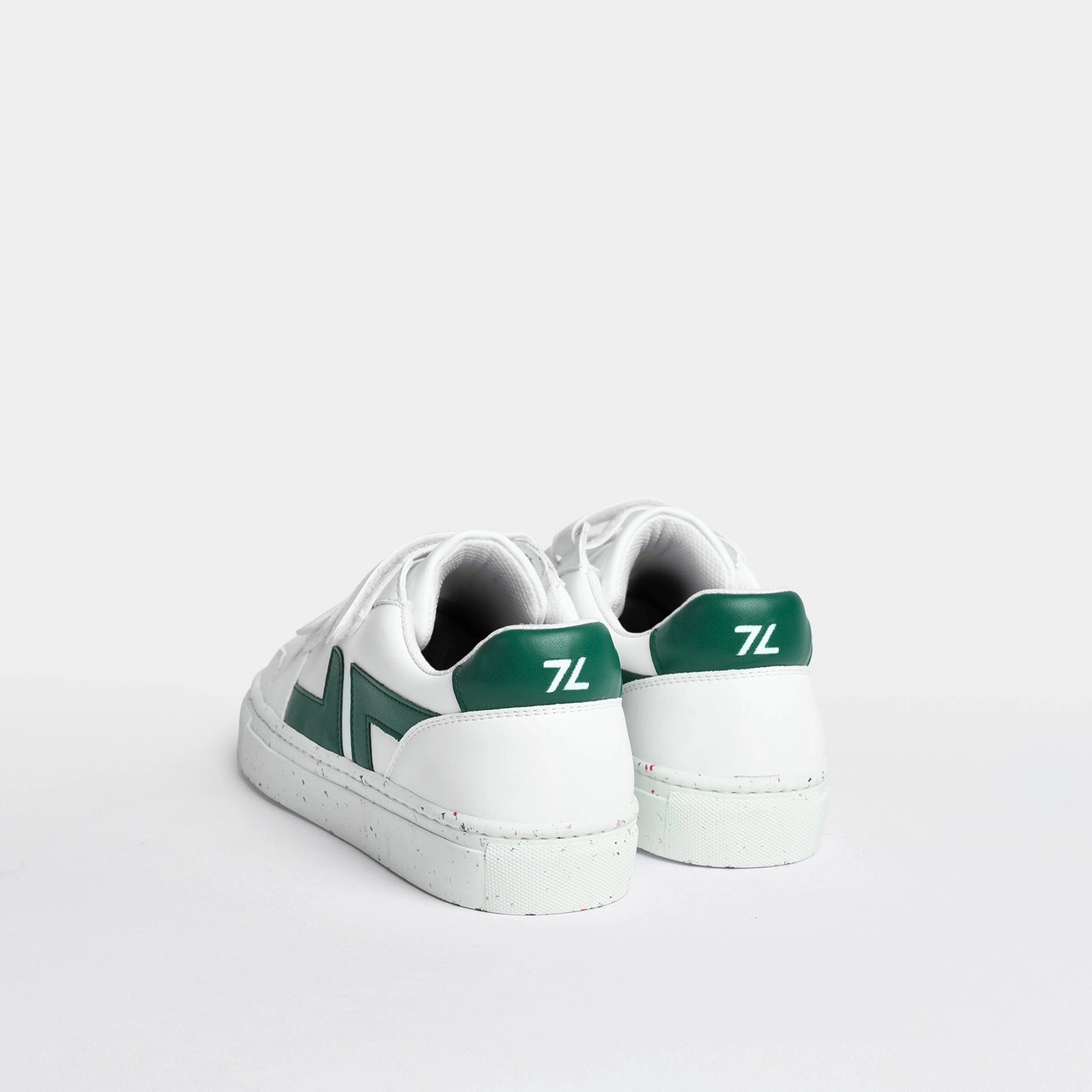 Alpha Unisex Vegan Leather Velcro Sneakers | Green