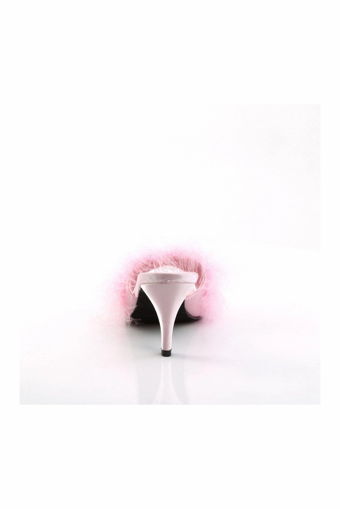 AMOUR-03 Slide | Pink Genuine Satin