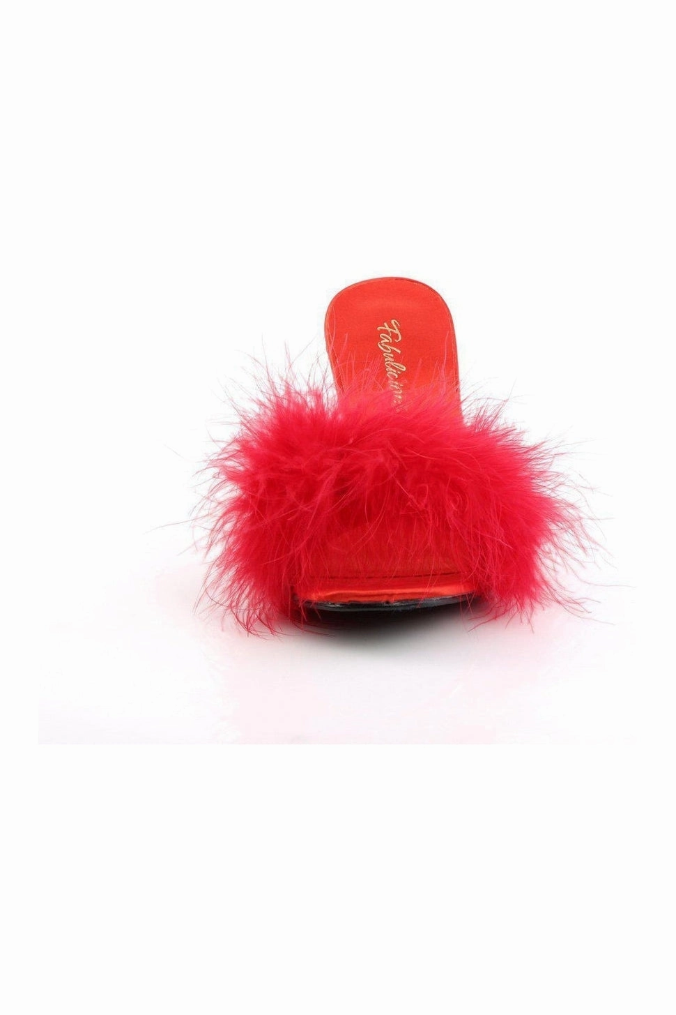 AMOUR-03 Slide | Red Genuine Satin